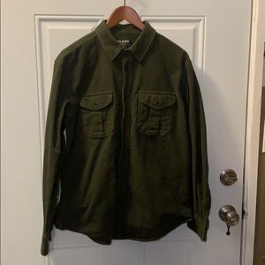 Filson field flannel shirt sz M
